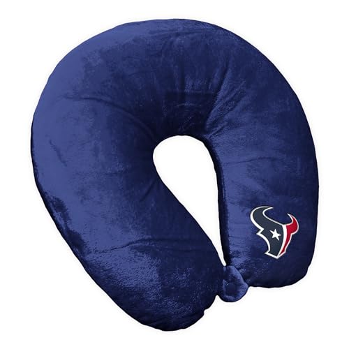 Northwest NFL Houston Texans Neck Pillow, 12" x 13", Navy