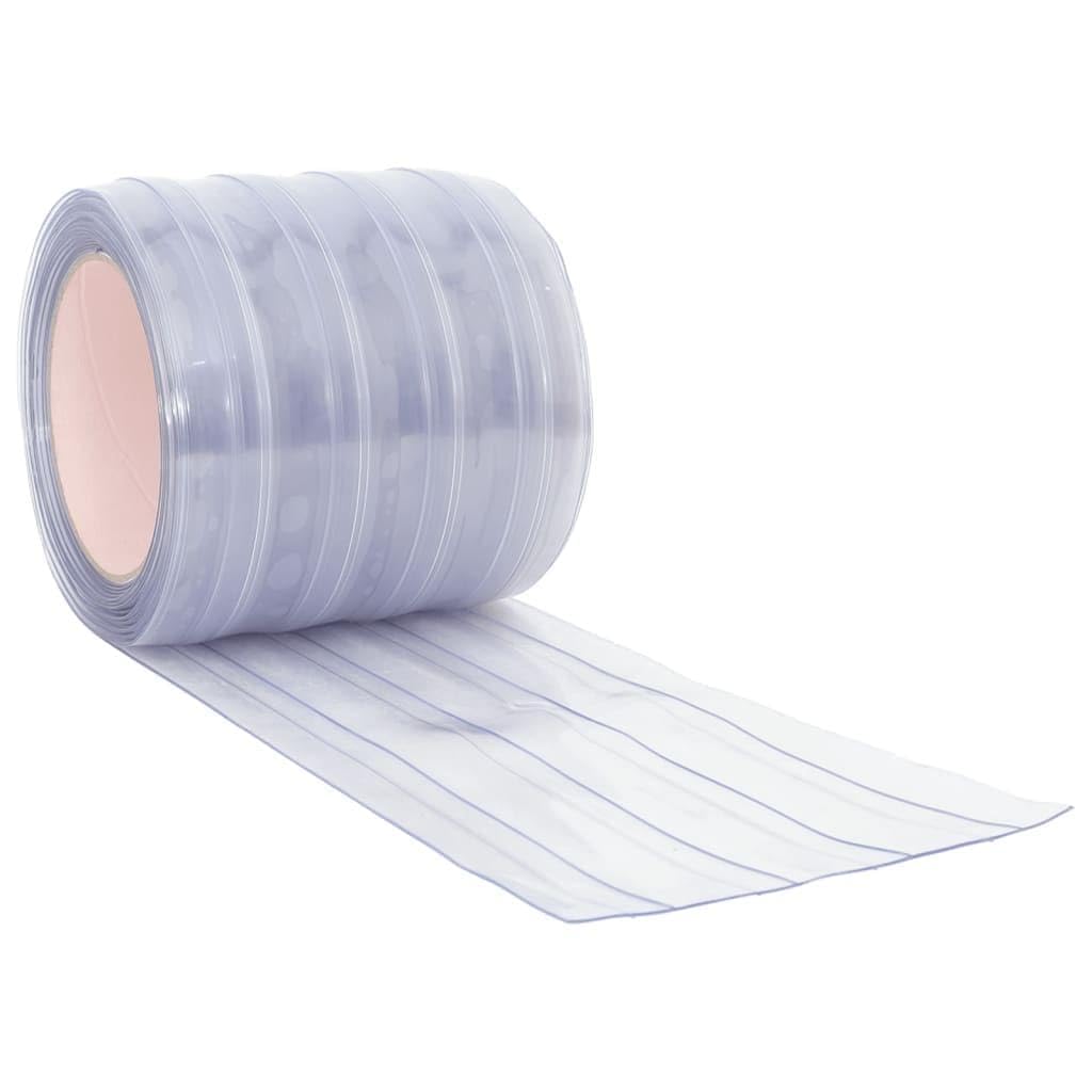 Vorhangstreifen, PVC, transparent, 200 x 1,6 mm, 10 m | Wärmedämmung, Geräuschreduzierung, wasserdicht, Verwendung im Innen- und Außenbereich