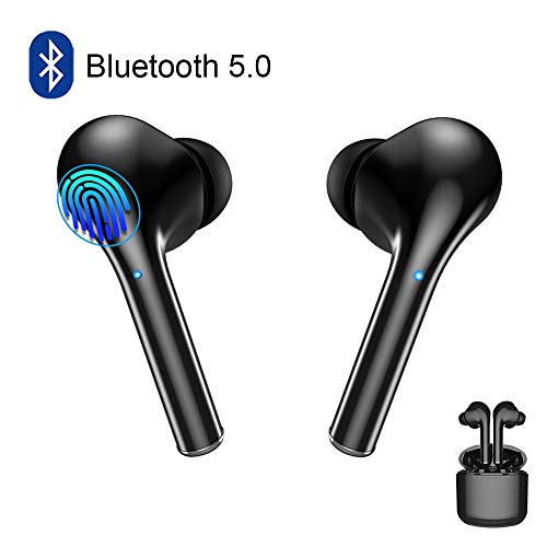 Wireless Earbuds Bluetooth 5.0 Headphones with Microphone Touch Control in-Ear Wireless Earphones