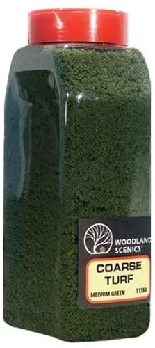 Make Your Day Woodland Scenics Coarse Shaker Bundle, Light Green, Medium Green, and Dark Green (Pack of 3) - Comes Paintbrushes - Image 3