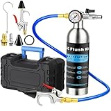 Rossesay AC Flush Kit Air Conditioner System Flush Canister Kit AC Drain Line Cleaner Tool Conditioning...