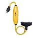 Tower Manufacturing 30438024 Inline GFCI Cord Set with Triple Tap Connector, 2', Yellow