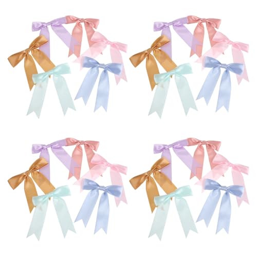 60 Lazos Decorativos Elegantes SECFOU con Cuerda Torcida para Bolsas de Dulces 2