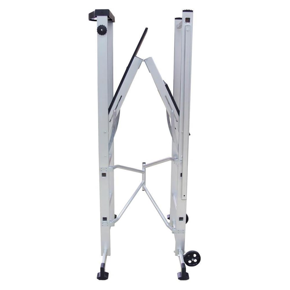 Andamio de aluminio plegable : ideal para trabajos interiores y exteriores