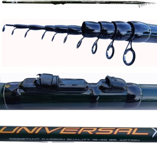 bolognese metri 7 canna pesca mare spigola lago fiume carbonio