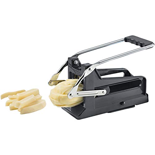 Starfrit Gourmet Fry Cutter with 2 Stainless Steel Blades, Black