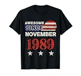 Photo Gallery awesome since 1989 vintage usa flag classic novembre 1989 maglietta Photo Gallery awesome since 1989 vintage usa flag classic novembre 1989 maglietta