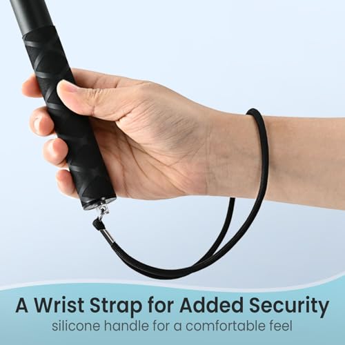 VYVIYON 1.8M Super Long Invisible Selfie Stick, Extension Monopod Pole with Adapter Compatiblr with Insta 360X5,X4 ONE X2 DJI OSMO for Action Camera Wrist Strap Included - Image 7