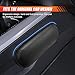 2PCS Car Elbow Pads, Memory Foam Car Center Console Cushion Pad for Knee Leg Elbow, Soft Leather Car Door Armrest Pad for Comfortable Support, Universal Arm Rest Pillow for Most Vehicles (Black)