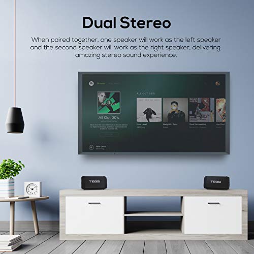 Image of TAGG Sonic Angle 1 10W Portable Bluetooth Speakers Wireless with Dedicated Bass Radiator || Dual Stereo, Water Resistant, 10 hrs Continuous Battery Life