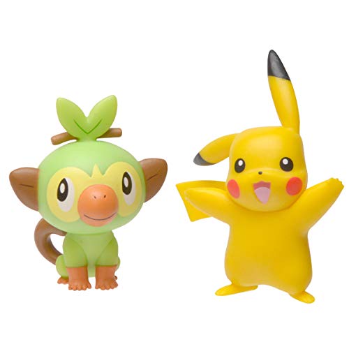 Pokemon Pack De 2 Figurines Pikachu Et Grookey 5 Cm - vue 3