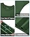 MOVILBENES Boys Compression Shirt Sleeveless Youth Basketball Football Baseball Undershirt Quick Dry Kids Athletic Tank Tops Green L
