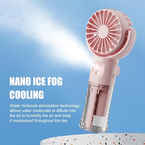 Ventilateur de brume portable et petit ventilateur de main de refroidissement