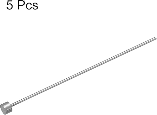 Miniatura 3 de uxcell 5Pcs Straight Ejector Pins, 2mm (0.08") Dia. SKD61 Round Tip Punch 100mm (4") Long for Mechanical Maintenance