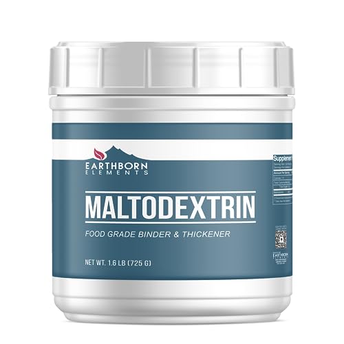 Image of Earthborn Elements Maltodextrin Powder, 1.6 lb, Water Soluble, Complex Carbohydrate for Workout Shakes