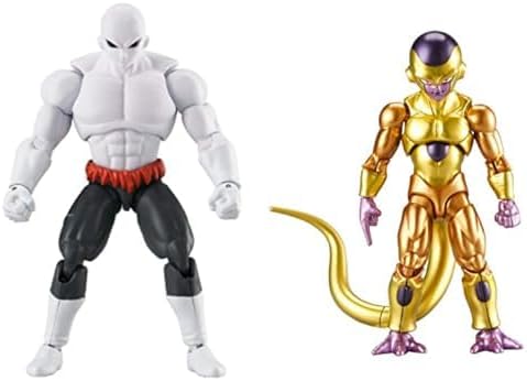 Bandai Namco Dragon Ball Super 5" Action Figure Bundle - Jiren and Golden Frieza Dragon Ball Evolve Collection