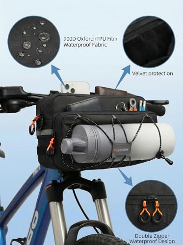 WINPRIM 5L Bike Handlebar Bag