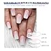 OAUEE Semi Cured Gel Nail Strips | Gel Nail Stickers with UV Light Required | Salon Quality, Easy Application and Removal（Pink Ombre）