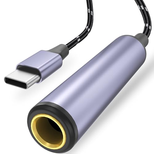 USB Type C to 1/4 Headphone Adapter, USB C to 6.35mm TRS Audio Cable Stereo Jack Audio AUX Adapter Compatible with Amplifiers, Mixer, Home Theater, Smartphones, Laptop, 6.35mm Headphones 1FT