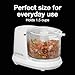 Proctor Silex Durable Electric Vegetable Chopper & Mini Food Processor for Chopping, Puree & Emulsify, 1.5 Cup, White