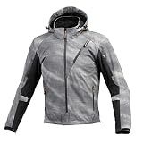 [KOMINE] バイク用 ジャケット プロテクトソフトシェルウィンターパーカ-IFU JK-5792 07-5792 Neo Smoke L