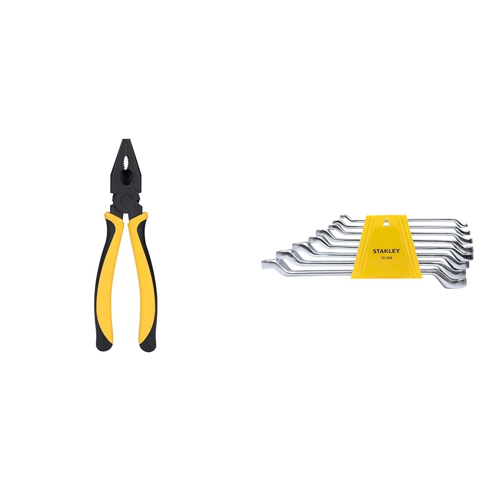 70-482 8'' Sturdy Steel Combination Plier with Anti-Rust properties for gripping, holding an