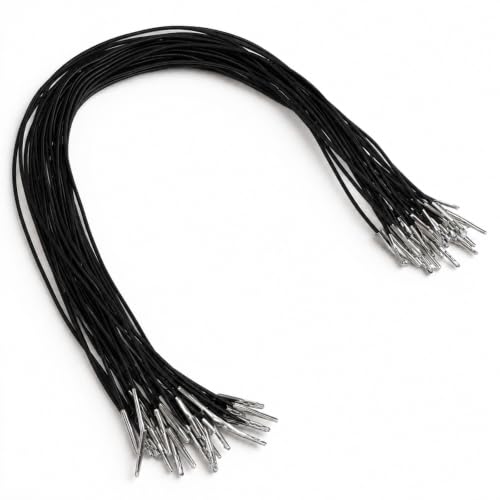 30 Pcs Party Hat String, 12 Inch Round Elastic Cords with Metal Ends