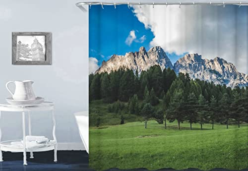 Rideau de douche imperméable anti-éclaboussures 165x200cm - 2