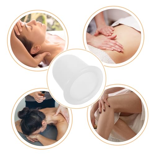 4pcs Silicone Cupping Vacuum Suction Massage Cups for Home Use Transparent Design for Body and Safe and Durable Silicone Cupping Tools miniatura 3