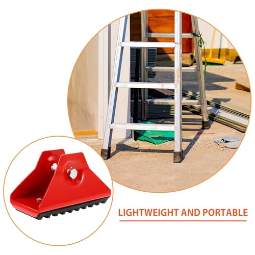Protection pour pied d'échelle en caoutchouc rouge accessoires antidérapants