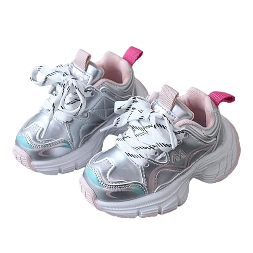IWIHMIV Little Girls Running Shoes Kids Sneakers Non Slip Boys Sports Tennis Breathable Walking Lightweight Shoes2