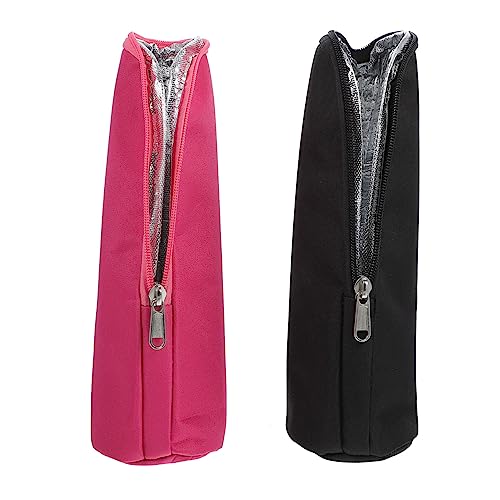 DECOMELODY 2 piezas Protector de Biberón para Bebés Unidades Funda Térmica Aislante de Suave Resistente para Temperatura Fiestas y Uso Diario