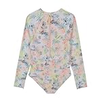 Roxy Girls Long Sleeve One-Piece Rashguard Swimsuit with UPF 50+ Sun Protection, Quick Drying Bathing Suit - Image 2