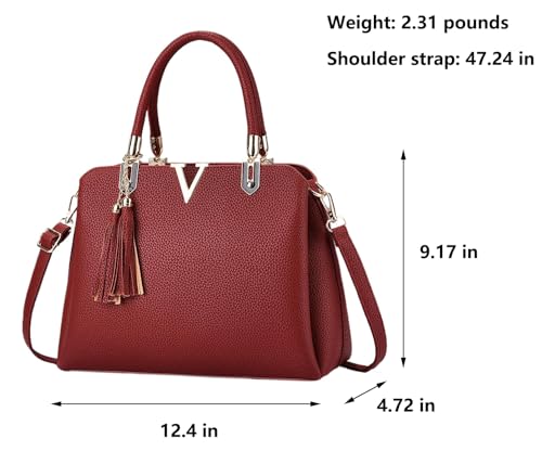 Image of JHVYF Shoulder bags for Women Trendy Crossbody bags Casual Satchels Purse Ladies' Tote Bag