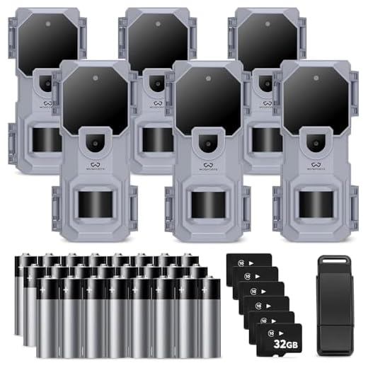 WOSPORTS 32MP 1080P Trail Camera Six-Pack