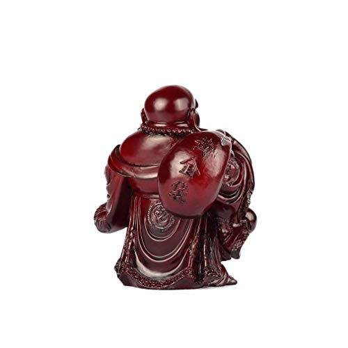 lachineuse, Traditional Laughing Buddha Statue, Buddha Statue 18 cm, Feng Shui Decoration - Image 3