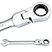 12 Pcs 8mm-19mm Flex-Head Ratcheting Wrench Tool Set Combination Spanners Flexible Amazing Tour