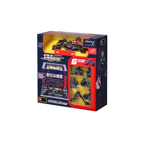 Modelo de Auto de Carreras F1 RB20 1/43 con Figuras miniatura 5