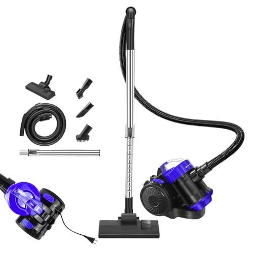 VickyHome Staubsauger Beutellos 1200W Staubsauger Tierhaare, Tierhaar Staubsauger Staubsauger Ohne Beutel Bodenstaubsauger mit Düsensatz für...