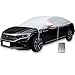 Produktbild Tofern Halfgarage für Auto Wetterfeste Autoabdeckung Silber Frost/Schnee/Sonne Wasserdicht Winterfest Autoplane Abdeckung Auto Cover