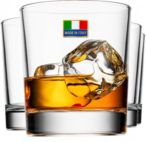 Godinger Old Fashioned Whiskey Glasses, Italian...