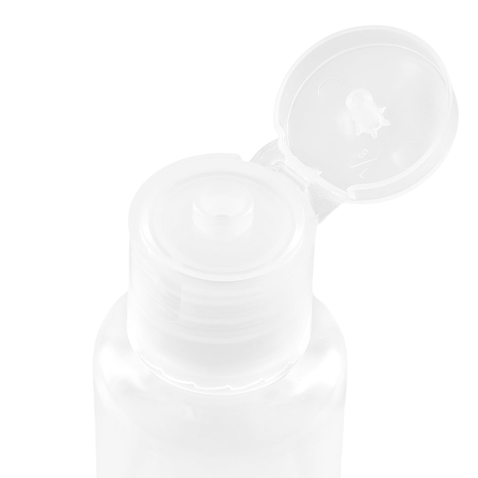 MOUYAT 110PCS 30ml Travel Bottle, 30ml Plastic Bottles with Lids, Refillable Clear Flip Cap Bottles for Trip Lotion, Toiletries - Image 3