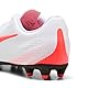 PUMA Herren Vitoria Ii Fg/Ag Fussballschuh, Weiß, leuchtendes Rot, 45 EU