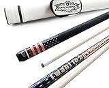 Champion Gator GA1 Pool Cue Stick with Low Deflection Shaft, Pool Glove, Same As Predator 314 Taper, Retail Price: MSRP $160 (12.75 mm, 21 oz, White Case)