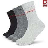 Wrangler Lees (opakowanie 5) męskie, czarny/antracytowy/szary melanż, 43-46 EU