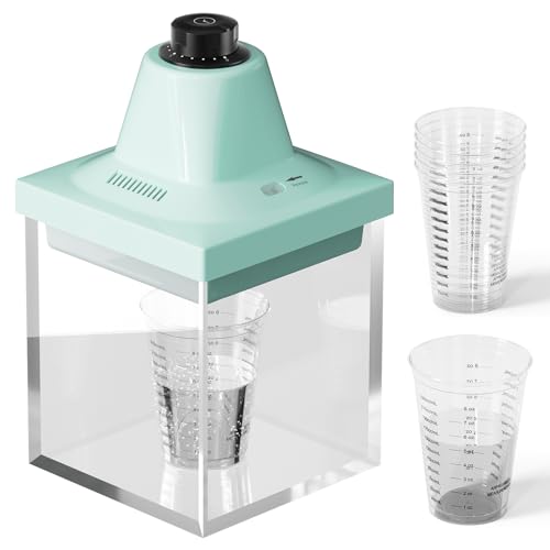 Epoxy Resin Bubble Remover Machine, 5 Min Remove 99.99% Bubbles, 95kPa Vacuum Chamber with Timer, 500ml Large Capacity for All Epoxy, UV Resin, Silicone, Art Crafts, Jewelry Making