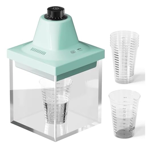 Epoxy Resin Bubble Remover Machine, 5 Min Remove 99.99% Bubbles, 95kPa Vacuum Chamber with Timer, 500ml Large Capacity for All Epoxy, UV Resin, Silicone, Art Crafts, Jewelry Making