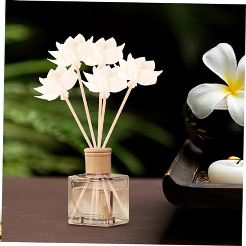 10 varillas de ratán para difusor de aroma con flores secas miniatura 6