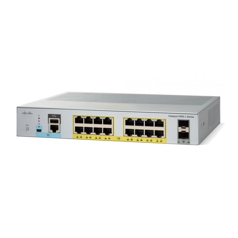 Amazon.com: WS-C2960L-16PS-LL Catalyst 2960L 16-Port GigE PoE, 2 x