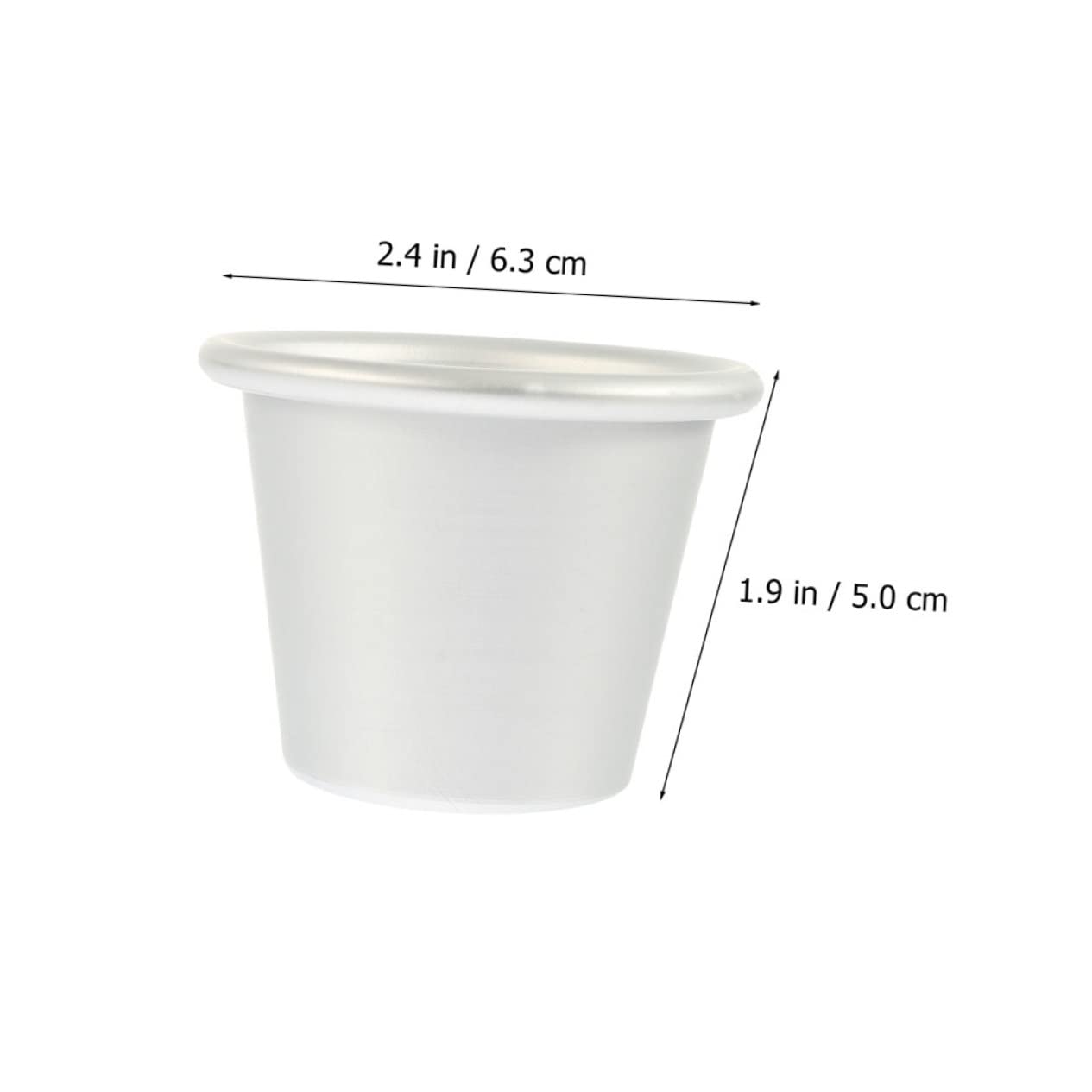 VINTORKY 6pcs Round Baking Cake and Pudding for Home Kitchen Bakery Temperature for Tarts Desserts